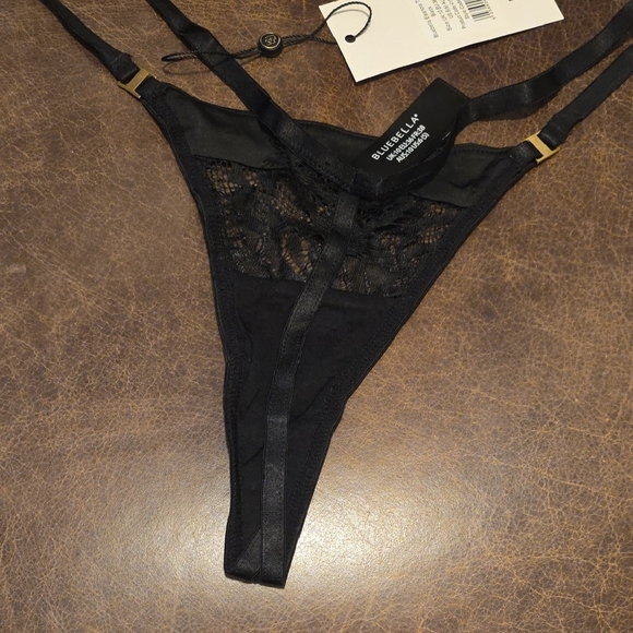 Bluebella Midnight Black Lace Panty - Picture 5 of 5